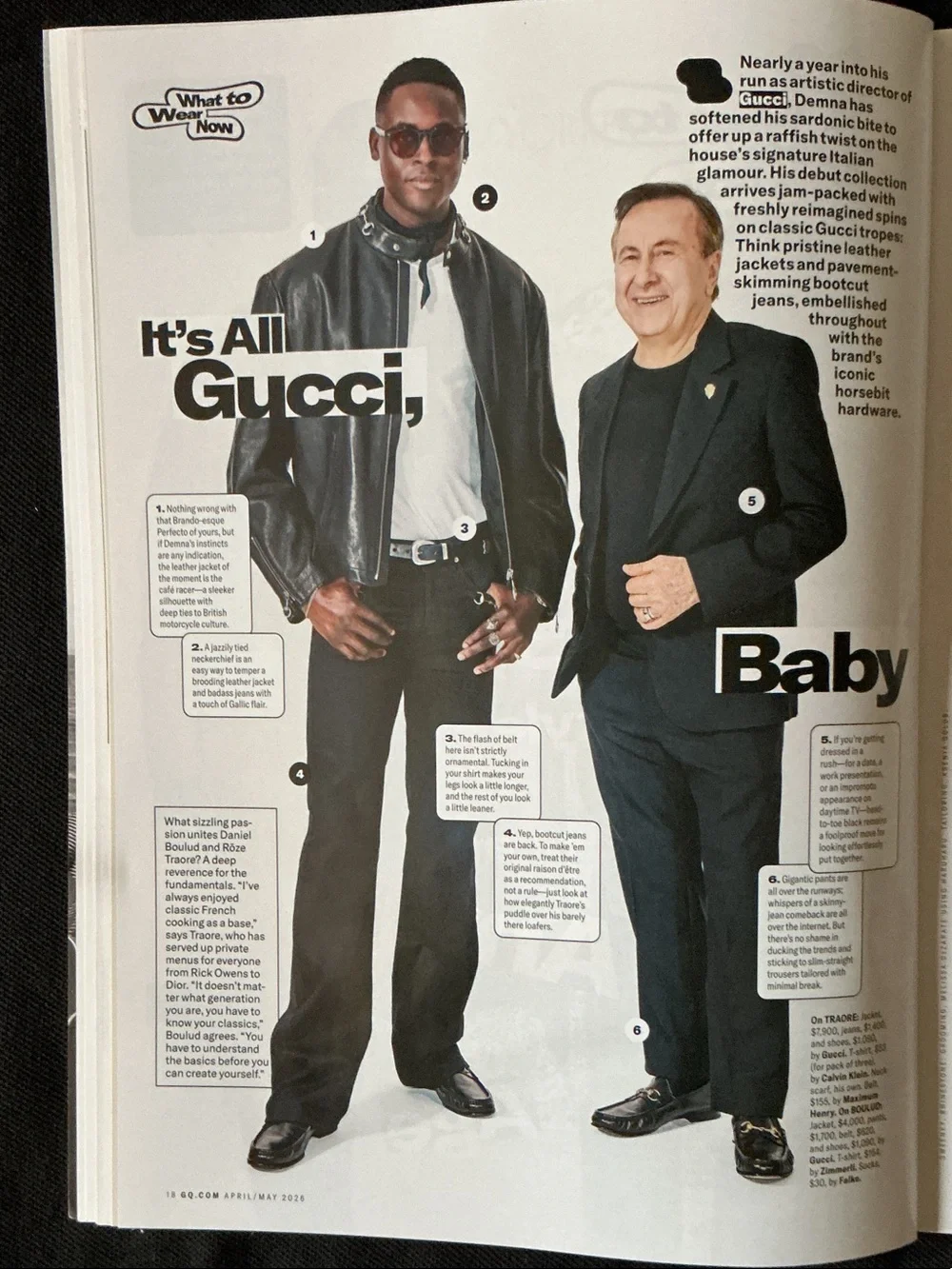 GQ magazine april